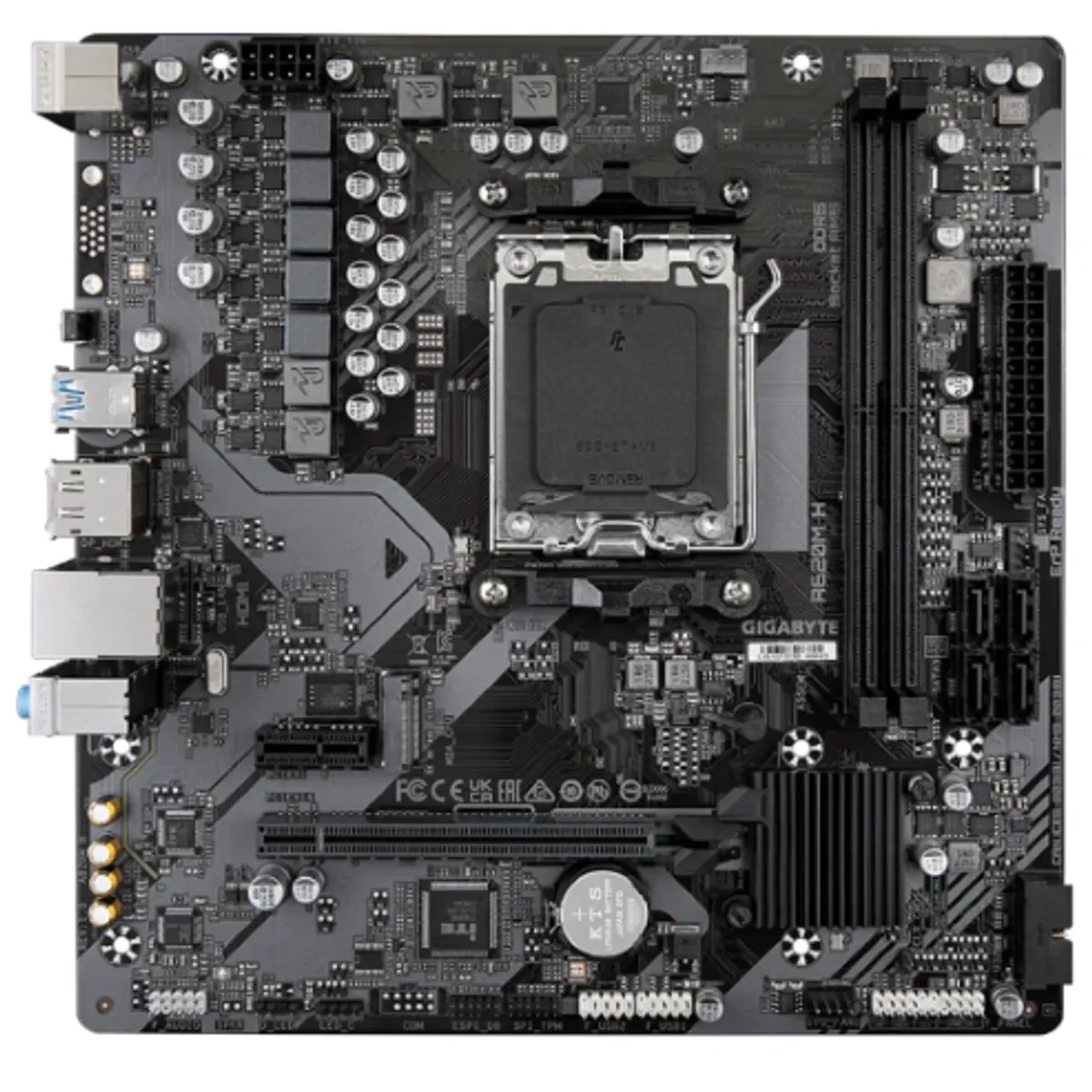GIGABYTE - MB sAM5 AMD  - Gigabyte A620M H - 2x DDR5 - Micro ATX