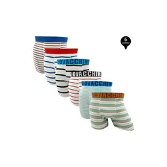 GIOVACCHINO - Pack de 6 Boxer Medio Algodón Hombre
