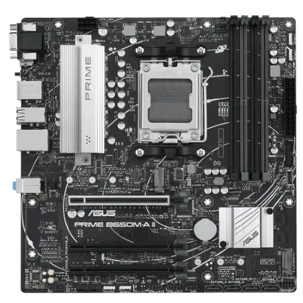 ASUS - M/B sAM5 (AMD) - ASUS PRIME B650M-A II - 4x DDR5 -  Micro ATX