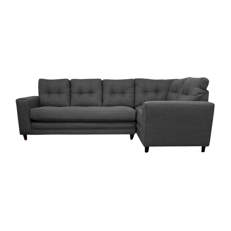 SOFAS HOME - SECCIONAL ALPES DERECHO CHENILLE GRIS OSCURO
