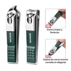OEM - Set Manicure 6 Pcs Profesional Corta Uñas Verde 16463