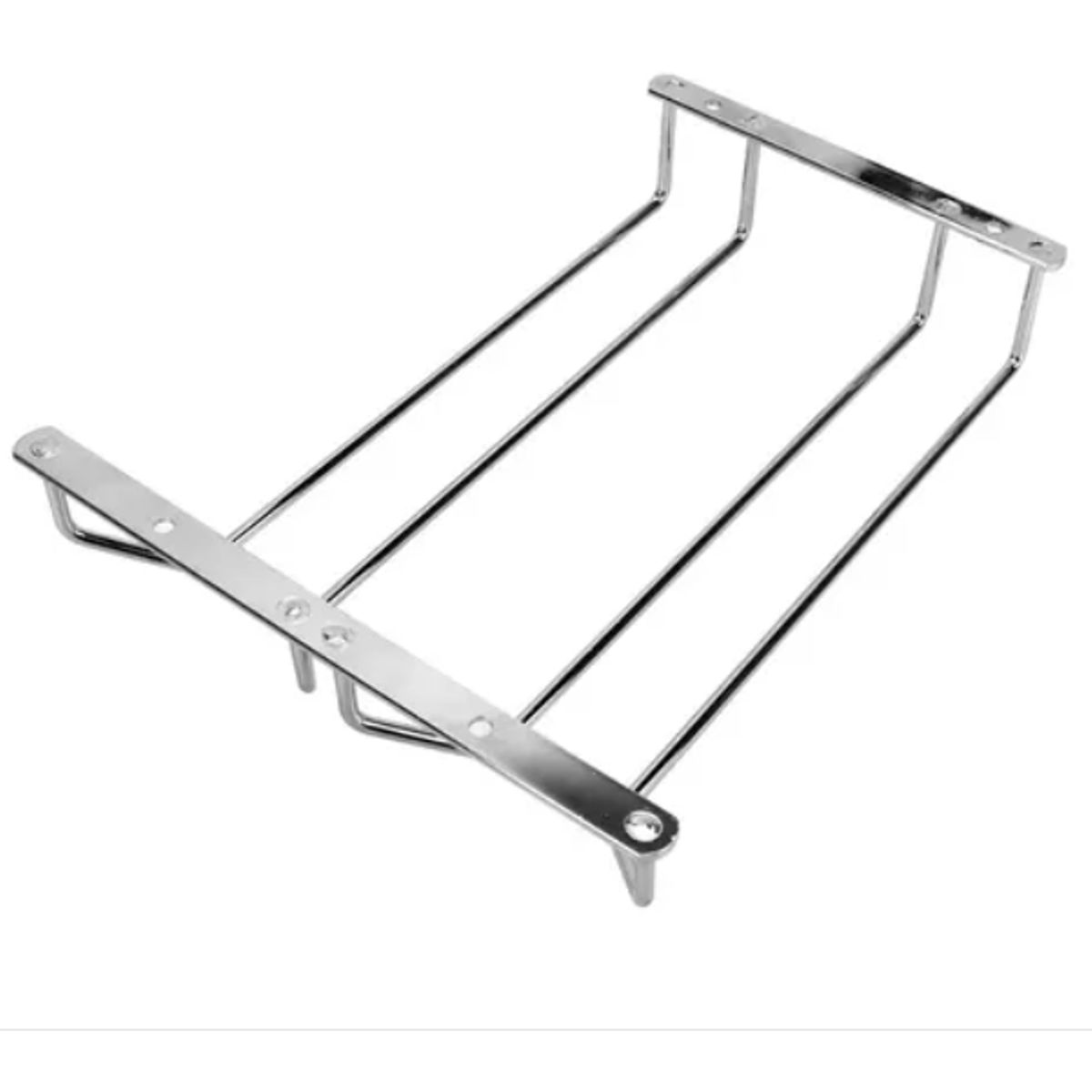 GENERICO - Colgador De Copas Metal Cromado Bar Premium Organización