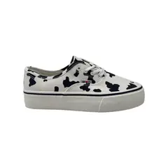 PAND G - Zapatilla Blanca Print Mujer