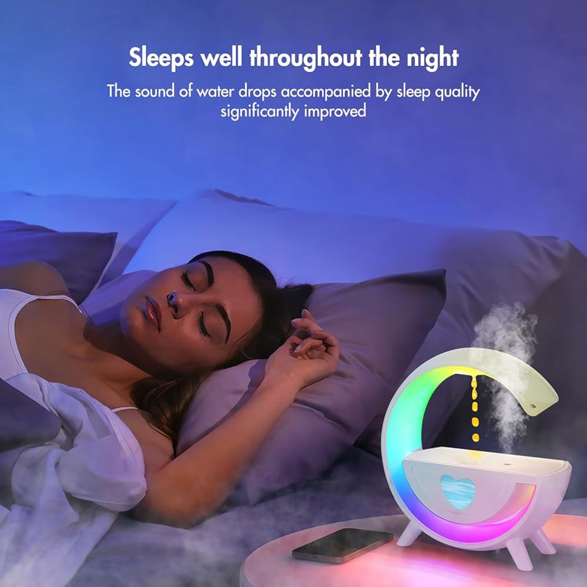 EVERSO - Humidificador Aromatizador Usb Difusor Aire Antigravedad