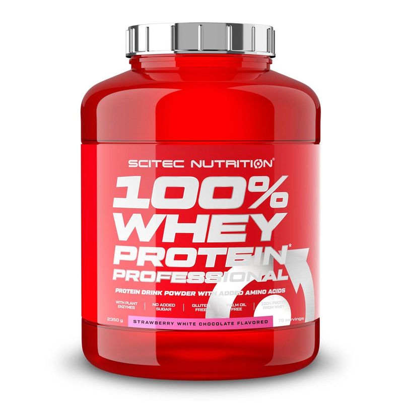 SCITEC NUTRITION - 100% Whey Protein Profesional Scitec Nutrition 5 Libras 78 Servicios.