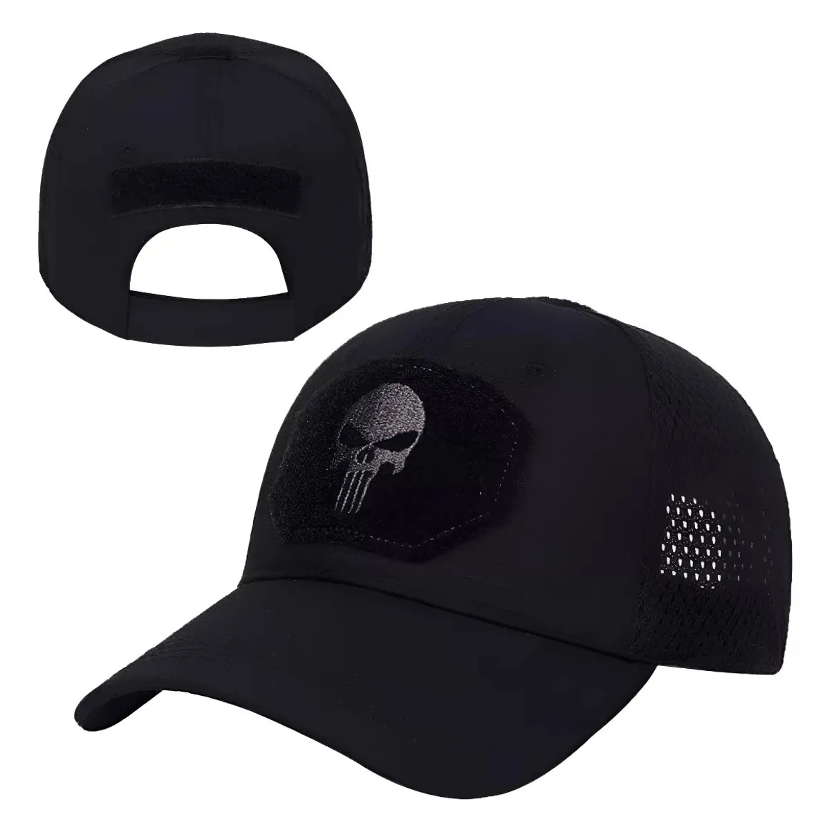 GENERICO - Gorra Jockey Logo Calavera Táctica Airsof