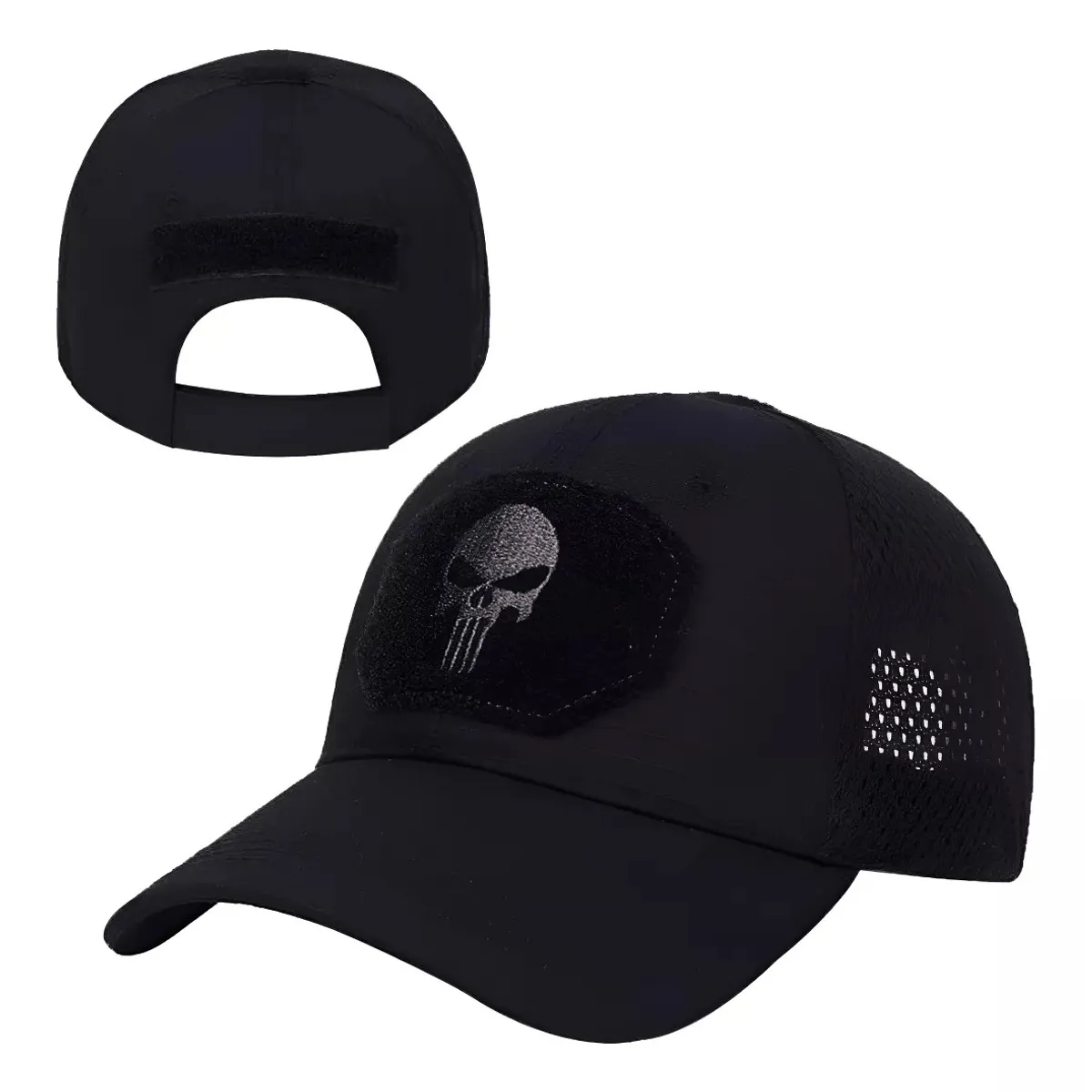 GENERICO - Gorra Jockey Logo Calavera Táctica Airsof