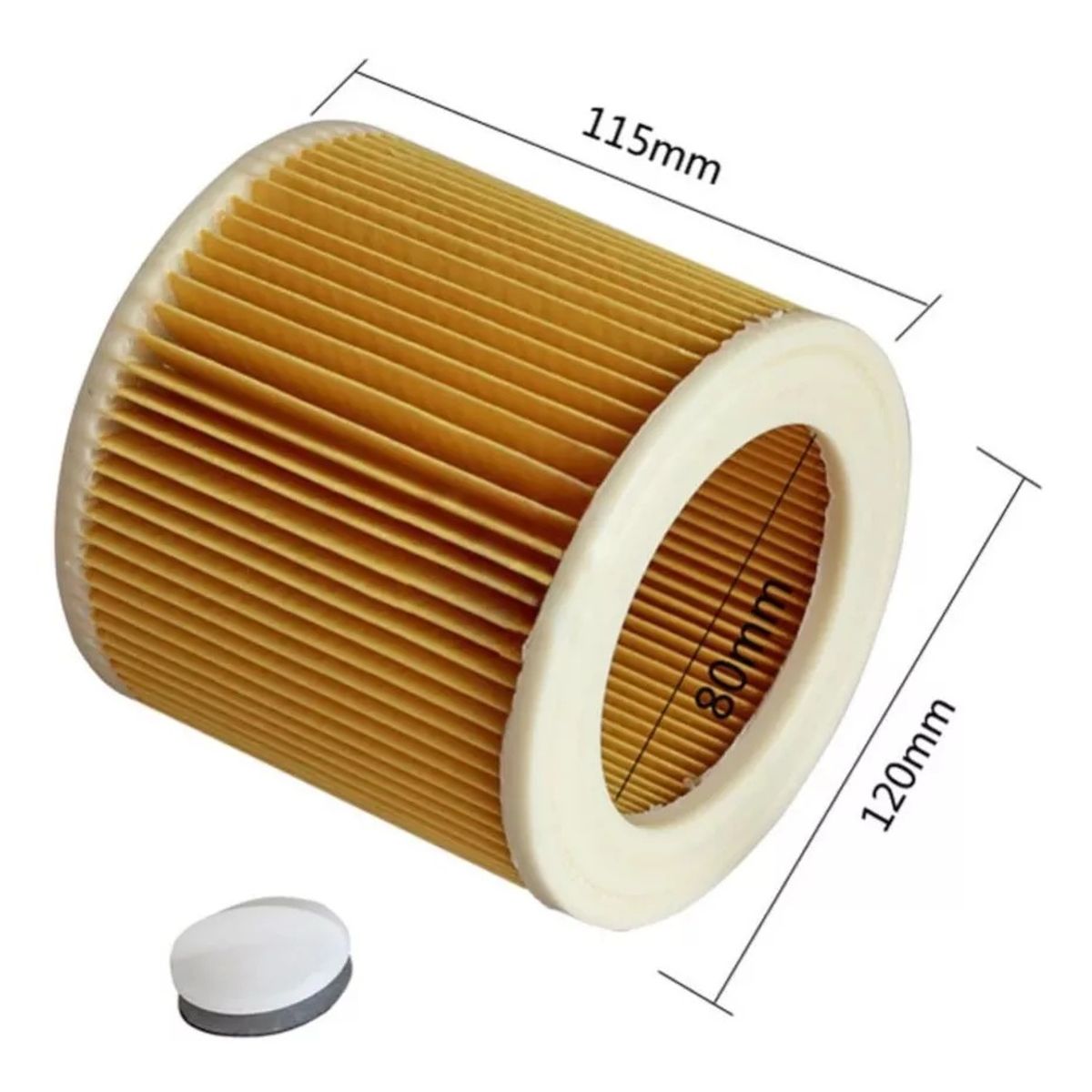 GENERICO - Filtro Para Karcher Mod Wd2 Wd3 Mv2 Mv3 Se4001