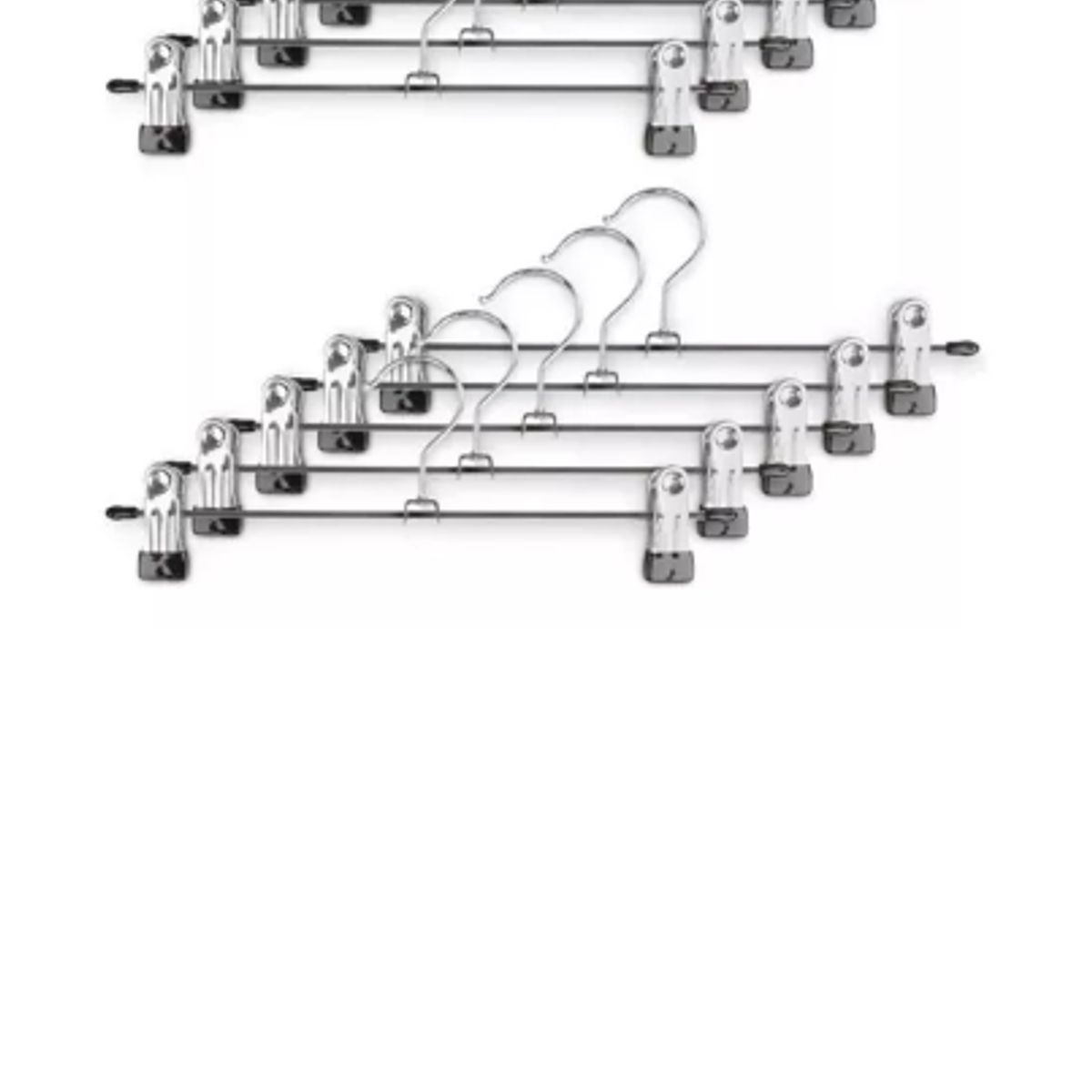 GENERICO - Pack 30 Colgadores Ganchos Metal Perchero Pantalón Niño