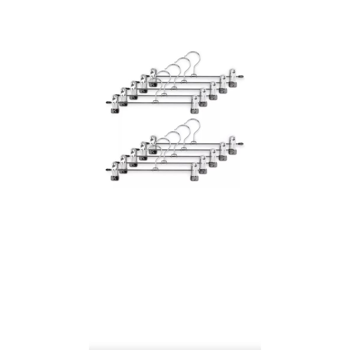 GENERICO - Pack 30 Colgadores Ganchos Metal Perchero Pantalón Niño