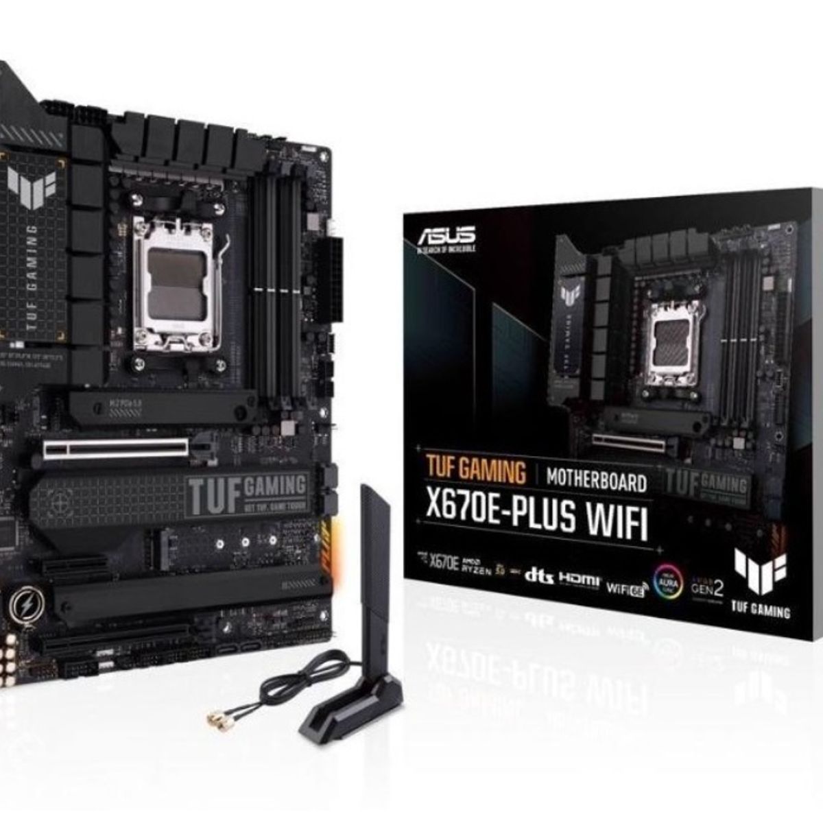 ASUS - M/B sAM5 (AMD) - Asus TUF Gaming X670E-PLUS WIFI -  4x DDR5 - ATX
