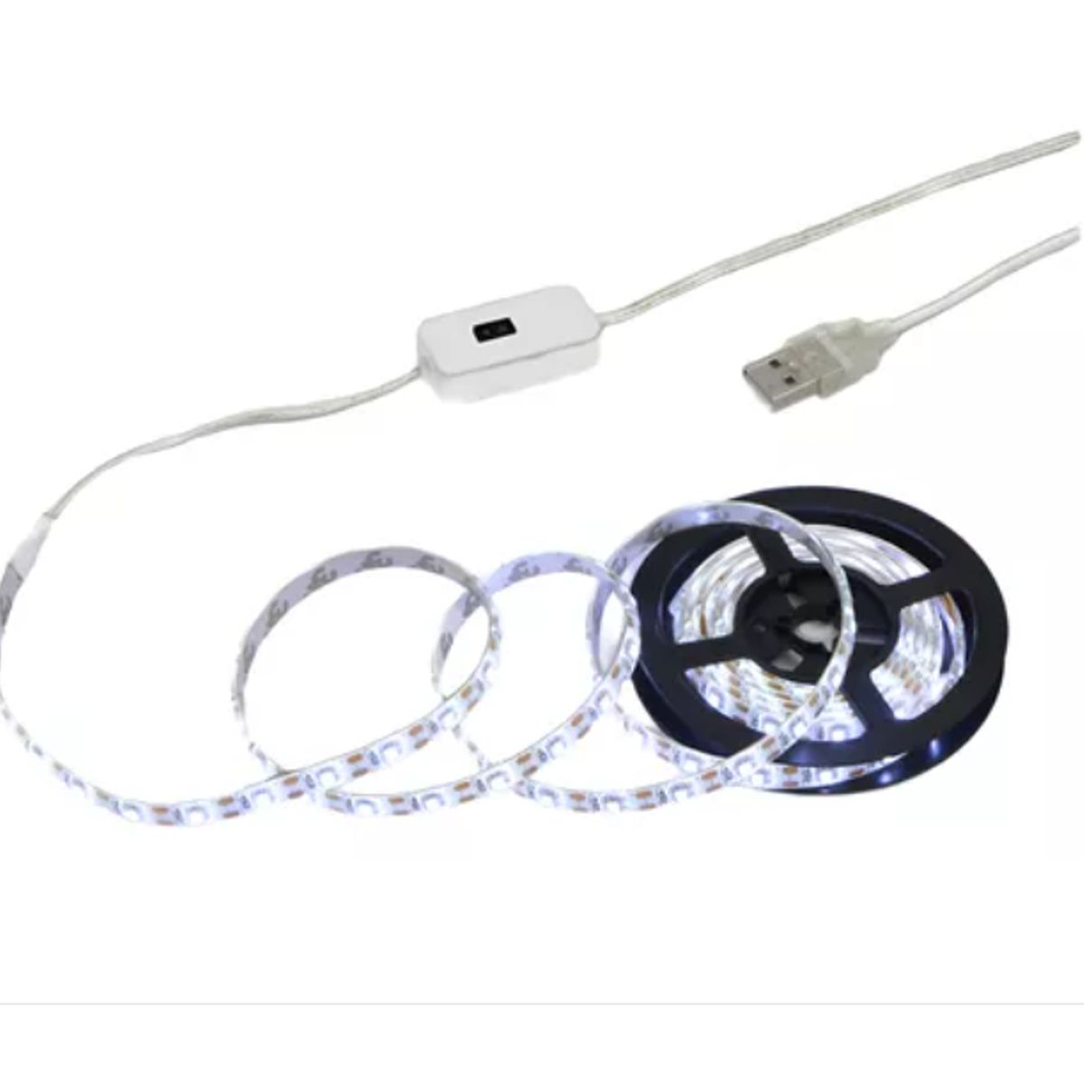 GENERICO - Usb Regulable Leds Tiras De Luz  Sensor De Movimiento 2mts
