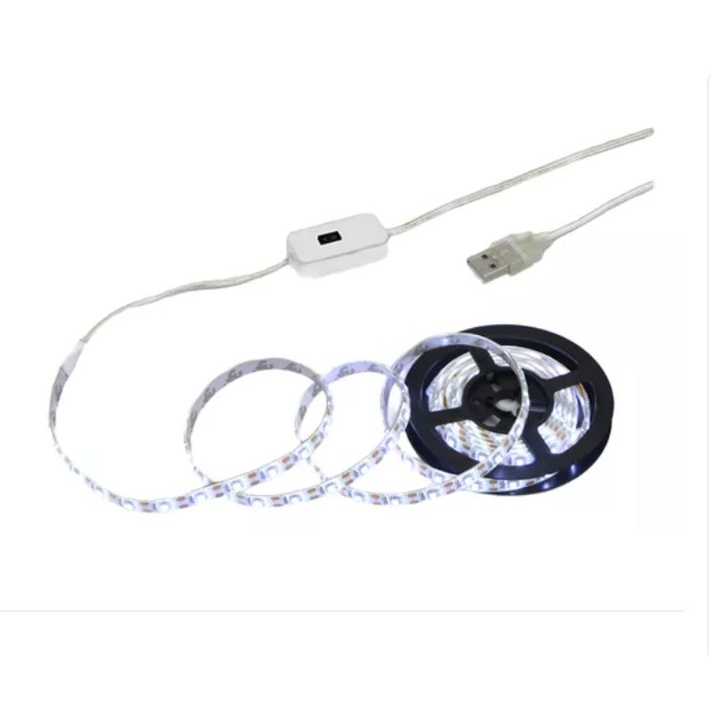 GENERICO - Usb Regulable Leds Tiras De Luz  Sensor De Movimiento 2mts