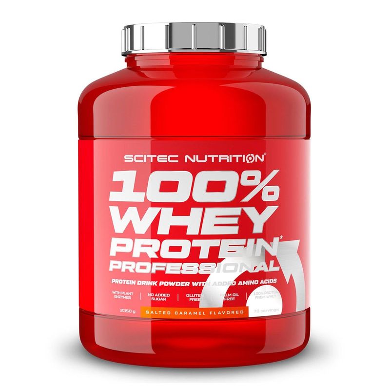 SCITEC NUTRITION - 100% Whey Protein Profesional Scitec Nutrition 5 Libras 78 Servicios.