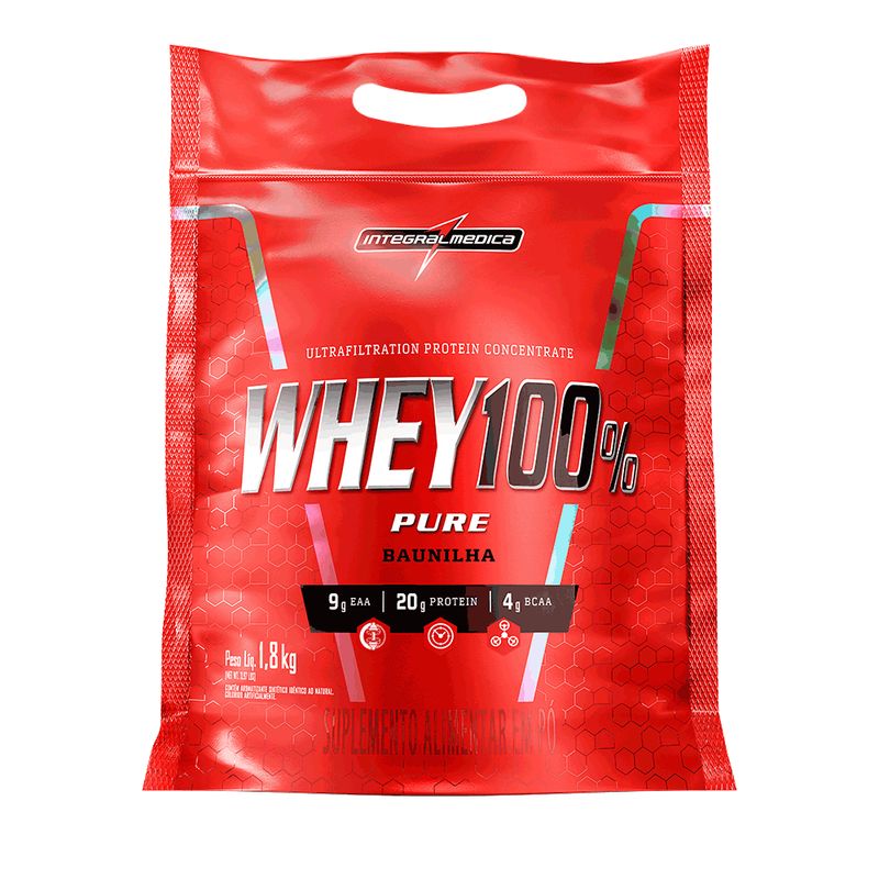INTEGRALMEDICA - PROTEÍNA WHEY 100% PURE - 4Lb - VAINILLA - INTEGRALMÉDICA