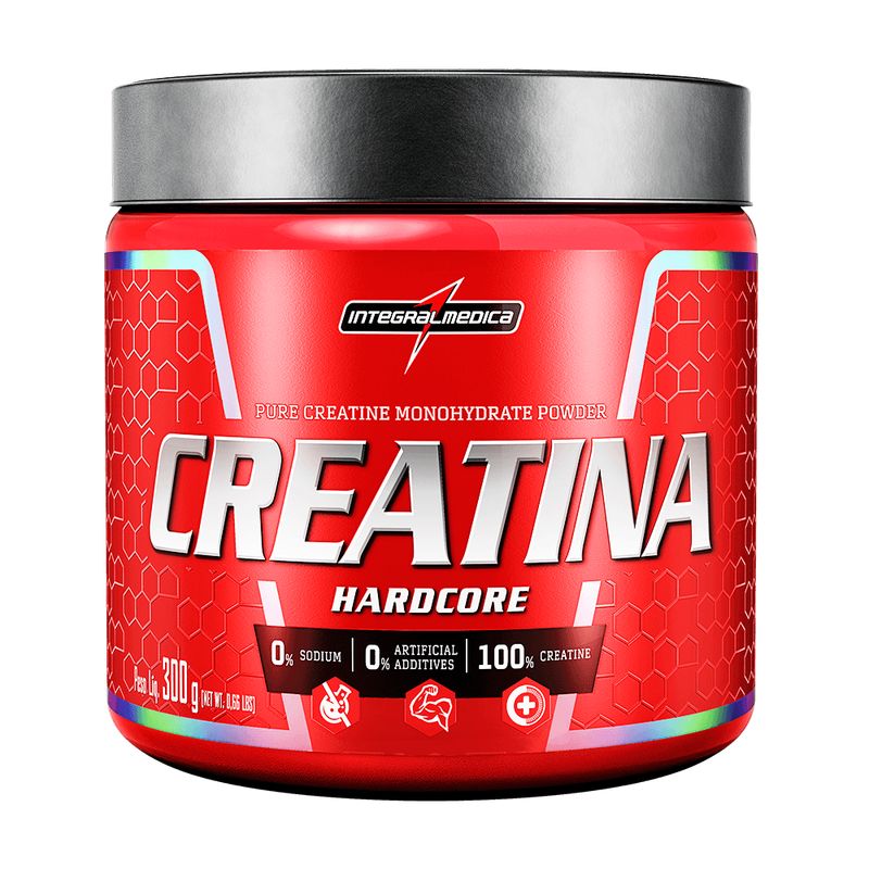 INTEGRALMEDICA - CREATINA MONOHIDRATADA HARDCORE - 300 G - INTEGRALMÉDICA