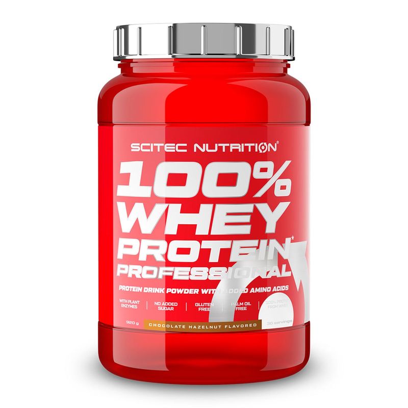 SCITEC NUTRITION - 100% Whey Protein Profesional Scitec Nutrition 2 Libras 30 Servicios.