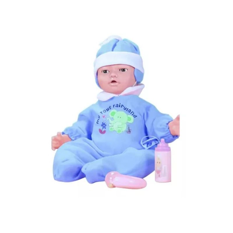 GENERICO - Muñeca Gestitos Facial Baby Movimientos Y Gestos Azul
