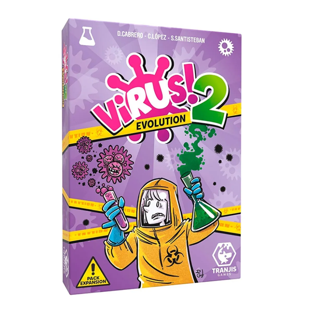 GENERICO - pack de juegos de mesa virus 1 + virus 2 en español