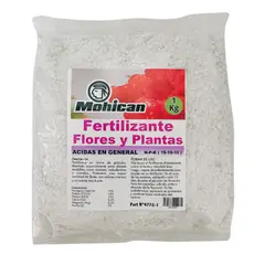 MOHICAN - FERTILIZANTE PARA FLORES Y PLANTAS ÁCIDAS BOLSA 1 KG