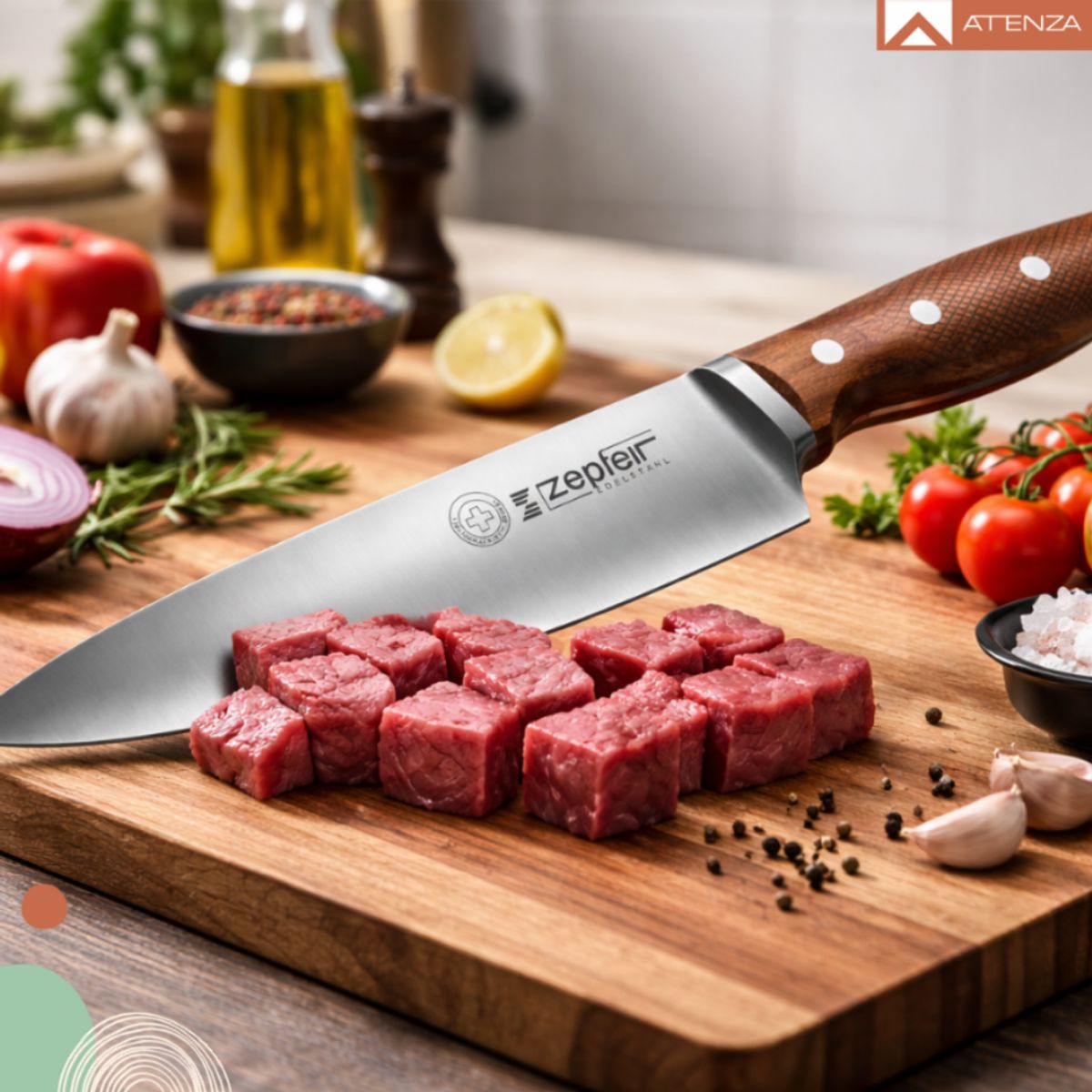 GENERICO - Bolso Porta Cuchillos Profesional Gastronomía Set Cuchillo