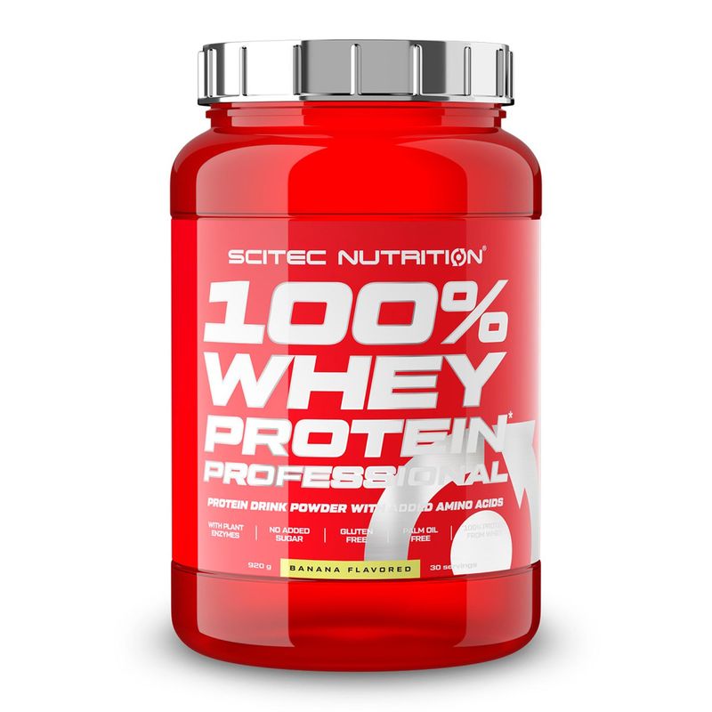 SCITEC NUTRITION - 100% Whey Protein Profesional Scitec Nutrition 2 Libras 30 Servicios.