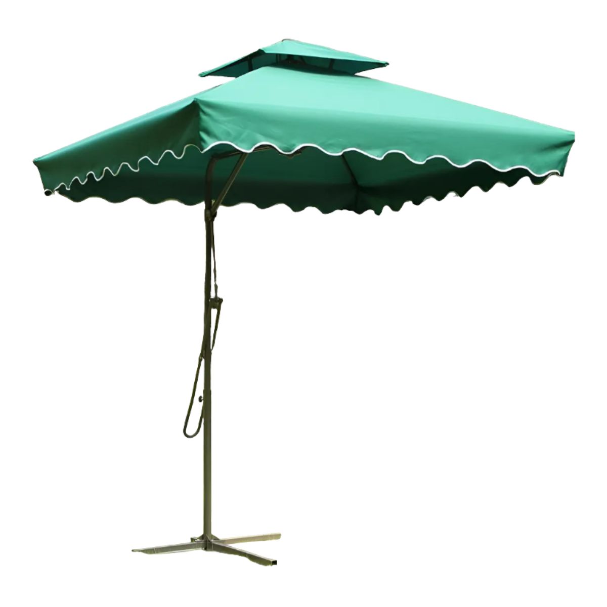 EKOL TACTICA MILITAR - Sombrilla De Jardín Toldo Resistente Al Agua Base Metálica