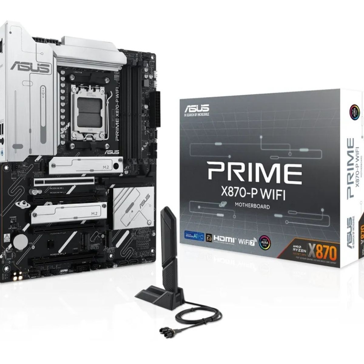 ASUS - MB AMD sAM5 - ASUS PRIME X870-P WIFI - 4x DDR5 - ATX