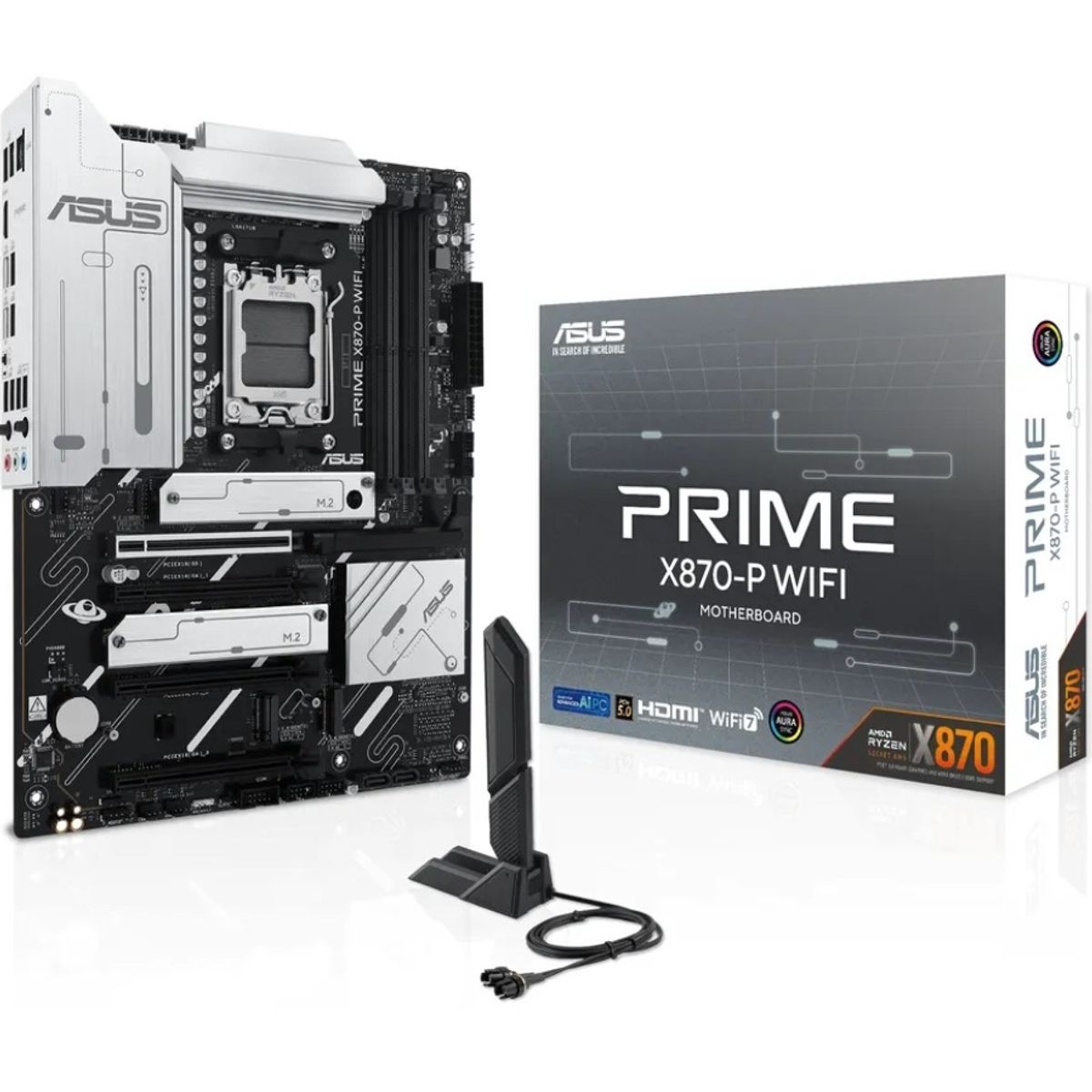 ASUS - MB AMD sAM5 - ASUS PRIME X870-P WIFI - 4x DDR5 - ATX