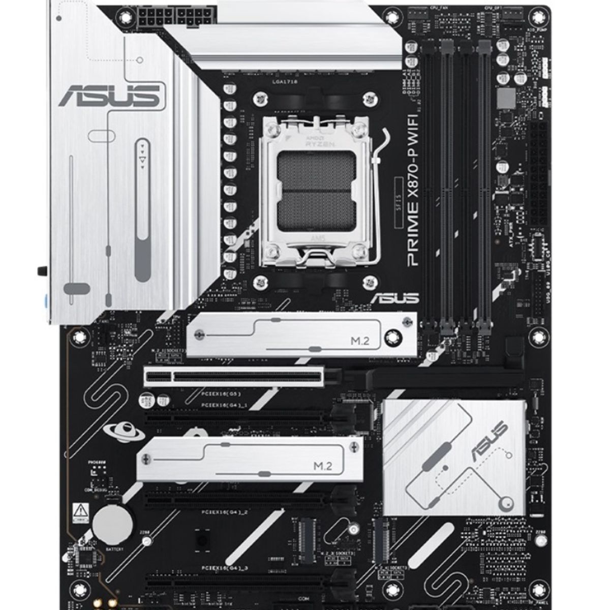 ASUS - MB AMD sAM5 - ASUS PRIME X870-P WIFI - 4x DDR5 - ATX