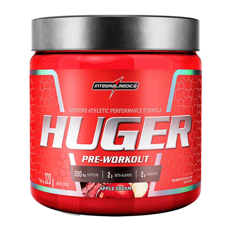INTEGRALMEDICA - PRE ENTRENO HUGER - 320G - MANZANA - INTEGRALMÉDICA