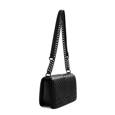Imagen 2 del producto Cartera bandolera con tapa muller mediana negro especial