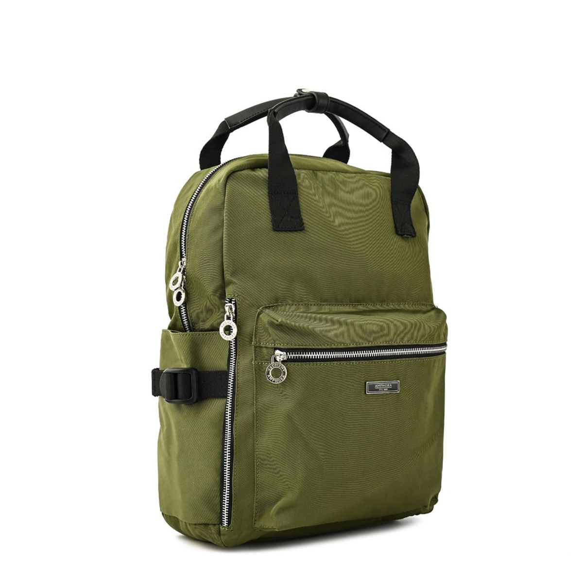 AMPHORA - Mochila porta notebook lani grande verde oliva