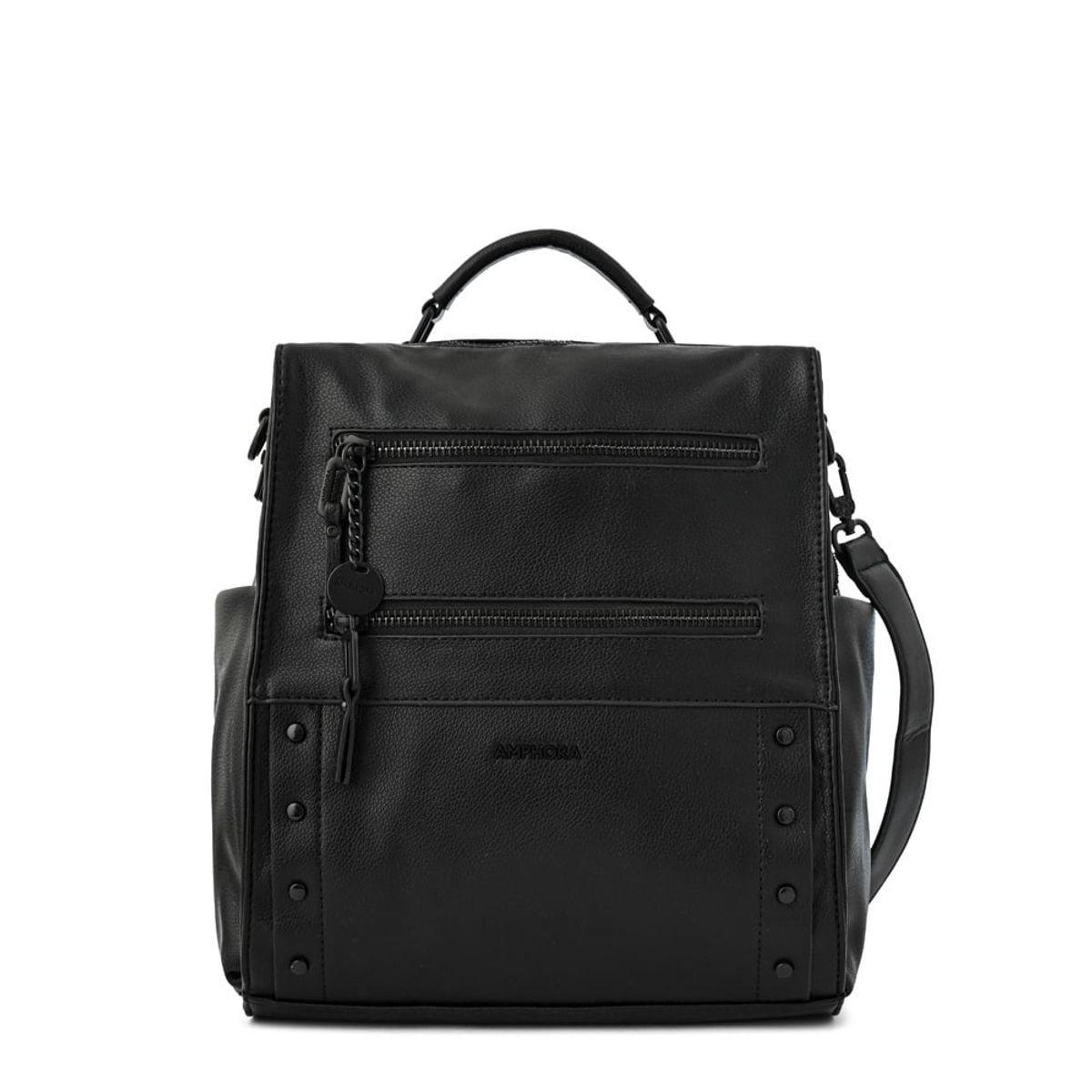 AMPHORA - Mochila jazmin mediana negro