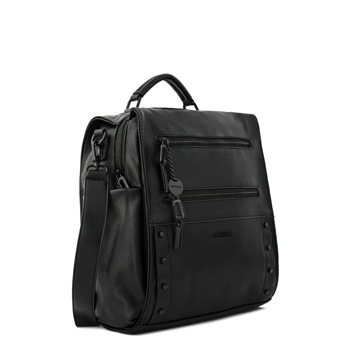 AMPHORA - Mochila jazmin mediana negro