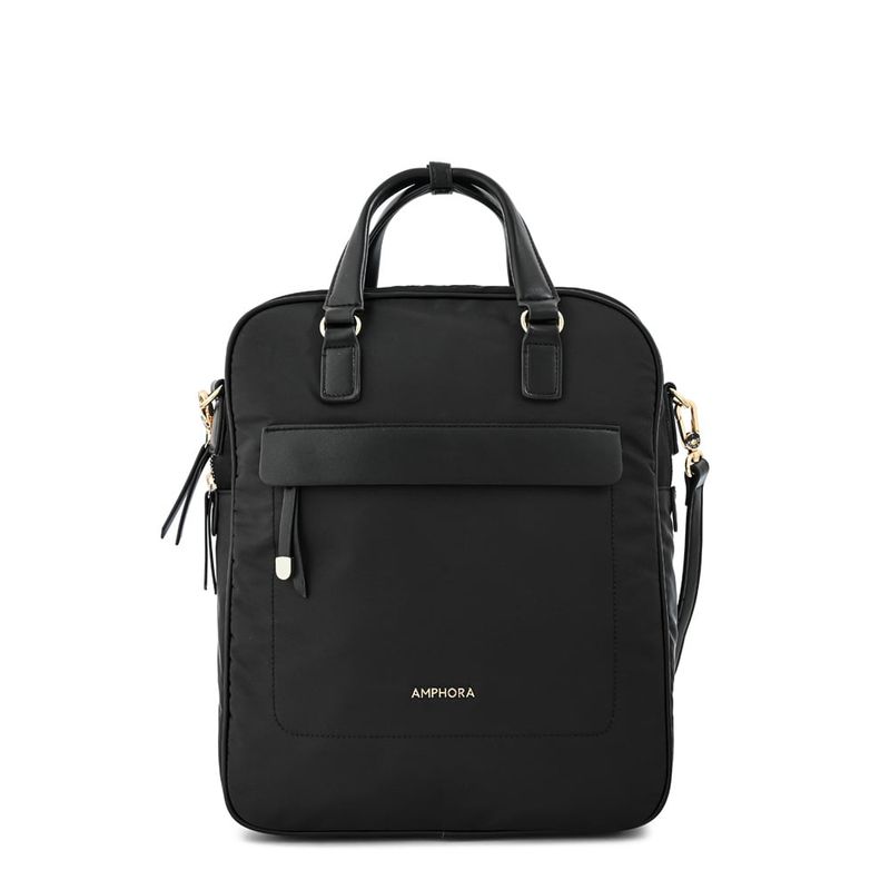 AMPHORA - Mochila porta notebook grande micaela negro