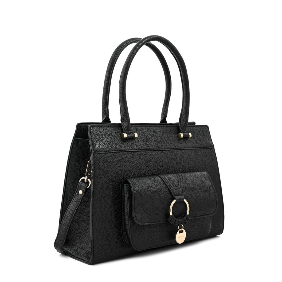 AMPHORA - Cartera tote marla grande negro