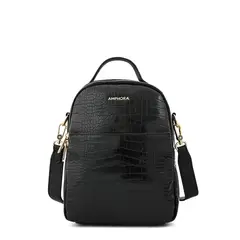 AMPHORA - Mochila mediana mile negro