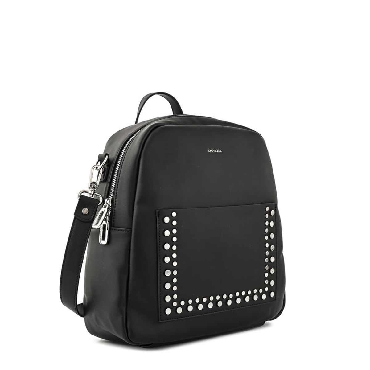 AMPHORA - Mochila nely mediana negro especial