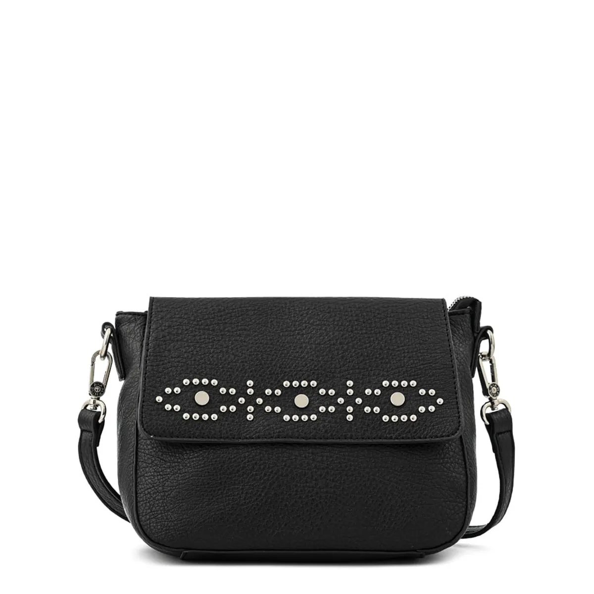 AMPHORA - Cartera bandolera tasia mediana negro