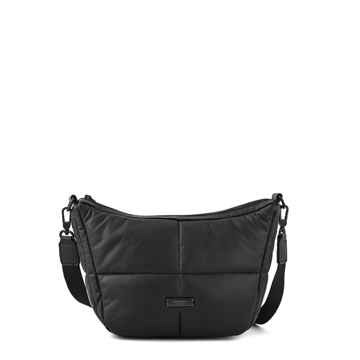 AMPHORA - Cartera bandolera charo mediana negro