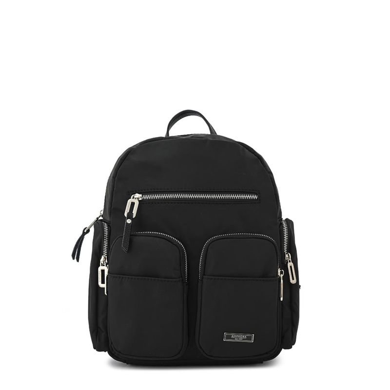 AMPHORA - Mochila grande cler Negro especial