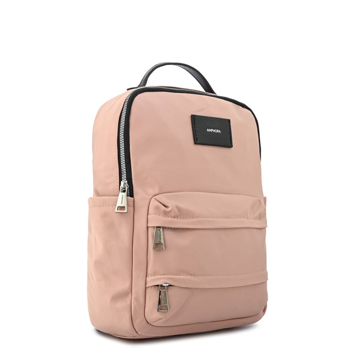 AMPHORA - Mochila madison grande rosa viejo