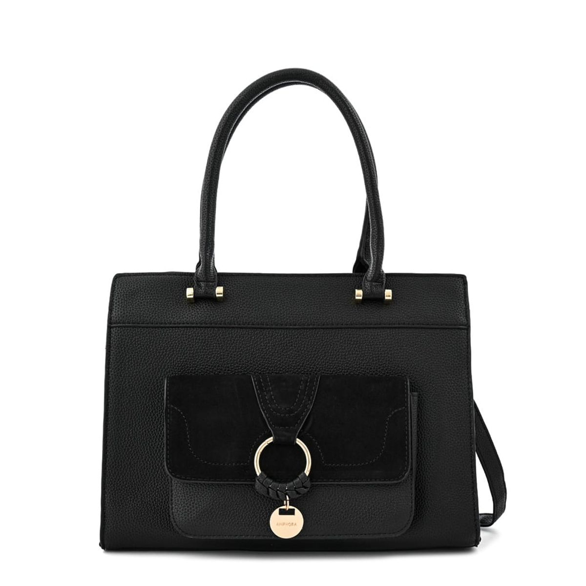 AMPHORA - Cartera tote marla grande negro especial