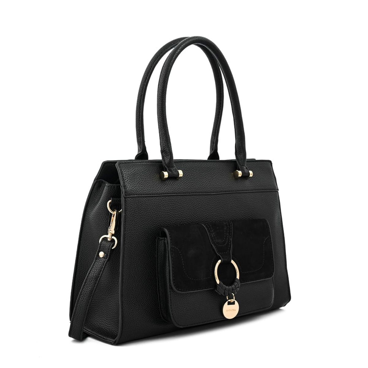 AMPHORA - Cartera tote marla grande negro especial