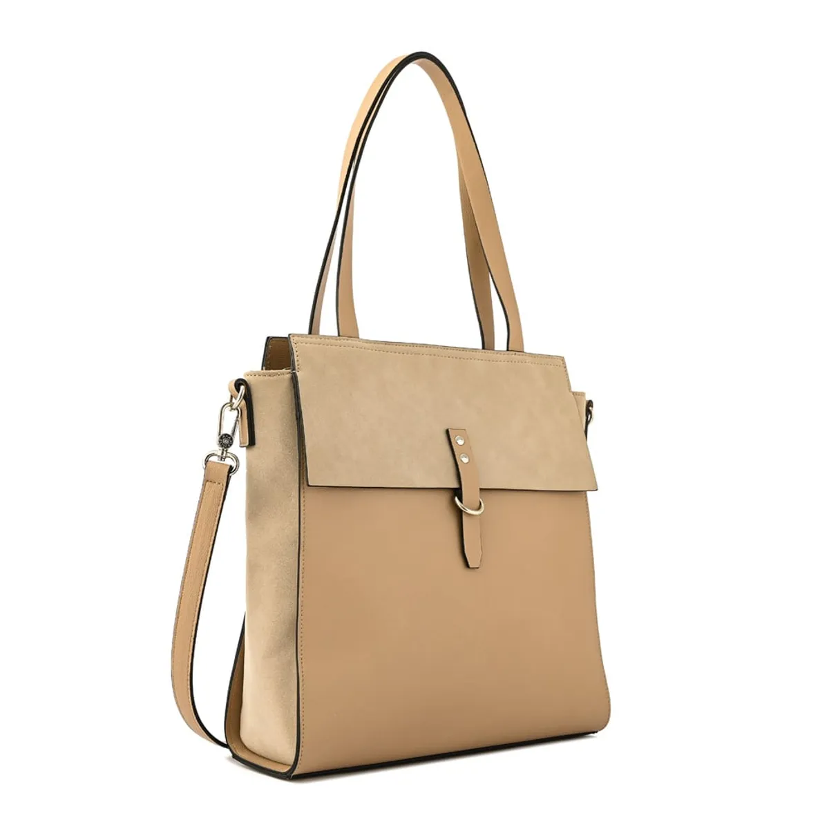 AMPHORA - Cartera tote isidora grande beige