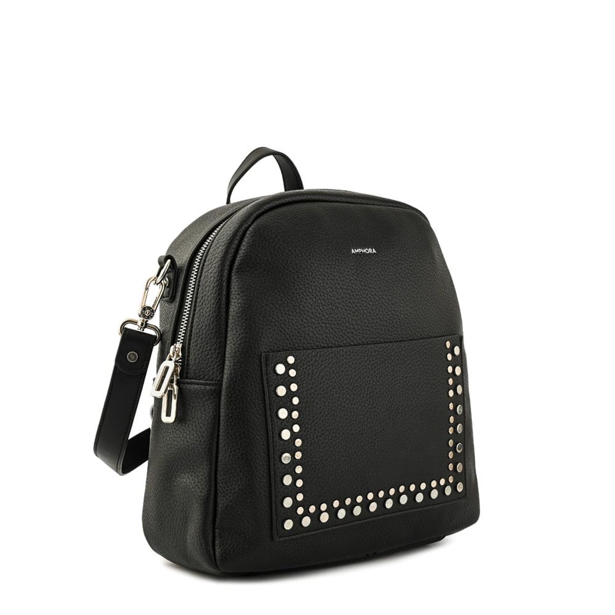 AMPHORA - Mochila nely mediana negro