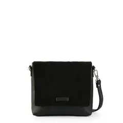 AMPHORA - Cartera bandolera mediana ankara negro