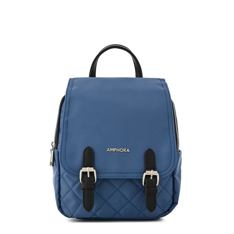 AMPHORA - Mochila mediana joelle azul