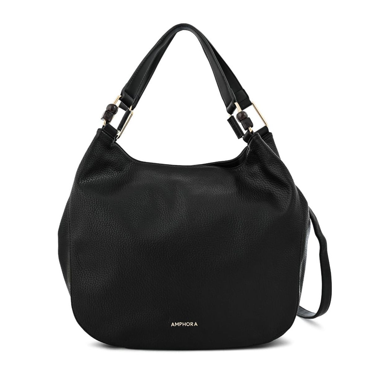 AMPHORA - Cartera tote vermel grande negro